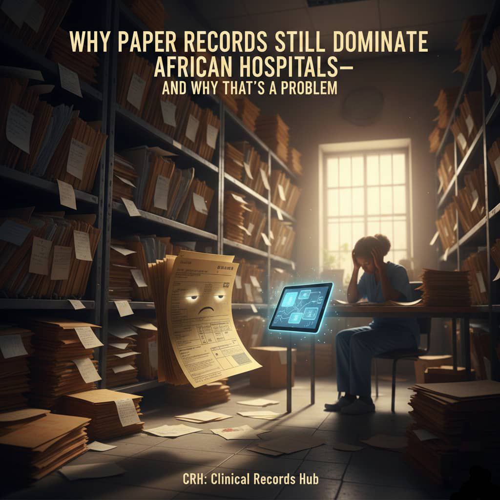 Overwhelming stacks of paper records
